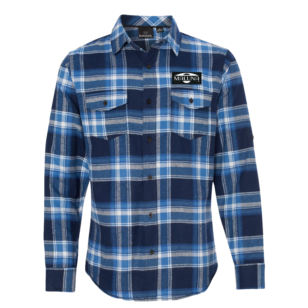 Maluna Patch Flannel Shirt Long Sleeve - Unisex