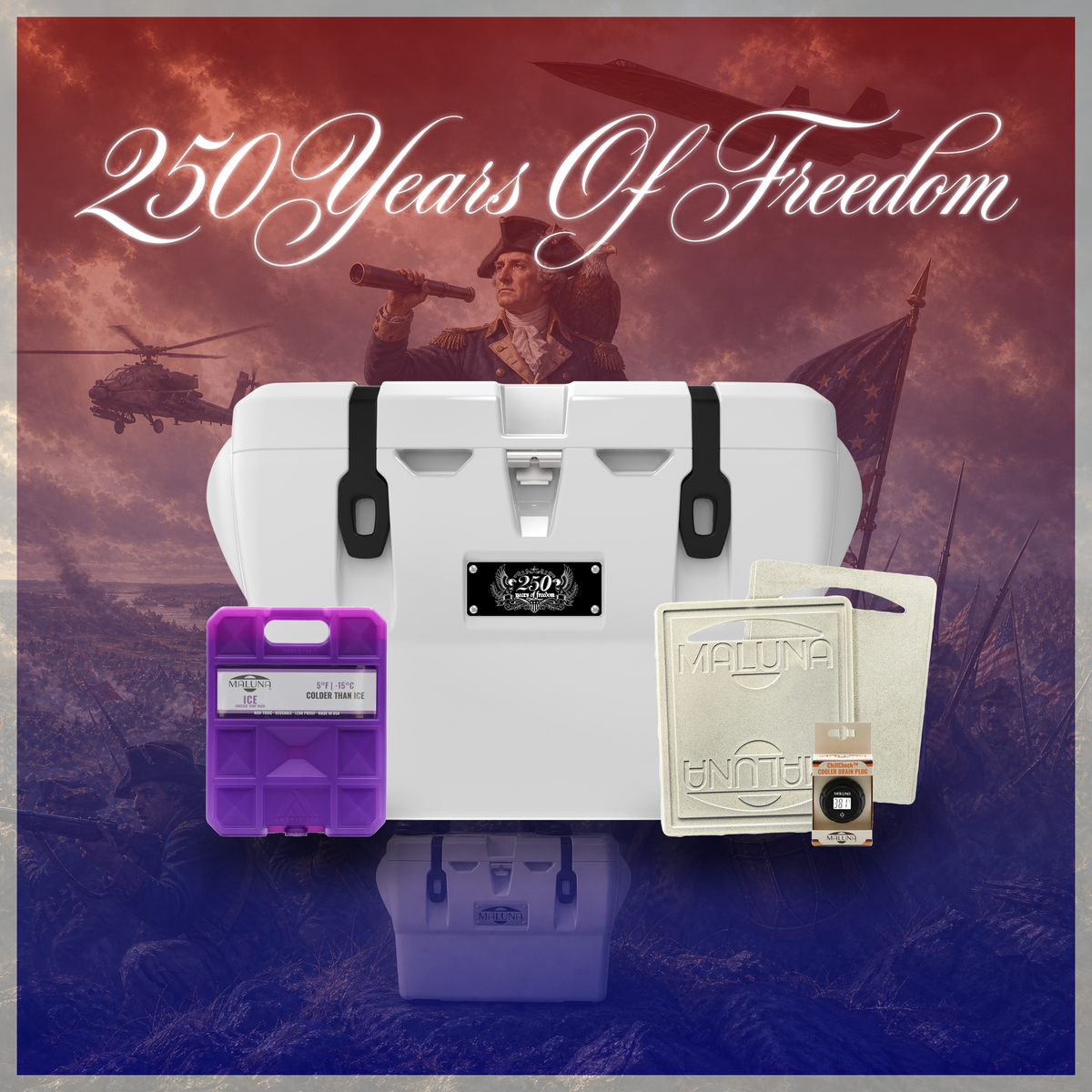 250 Years Of Freedom 40QT Bundle – Maluna Coolers