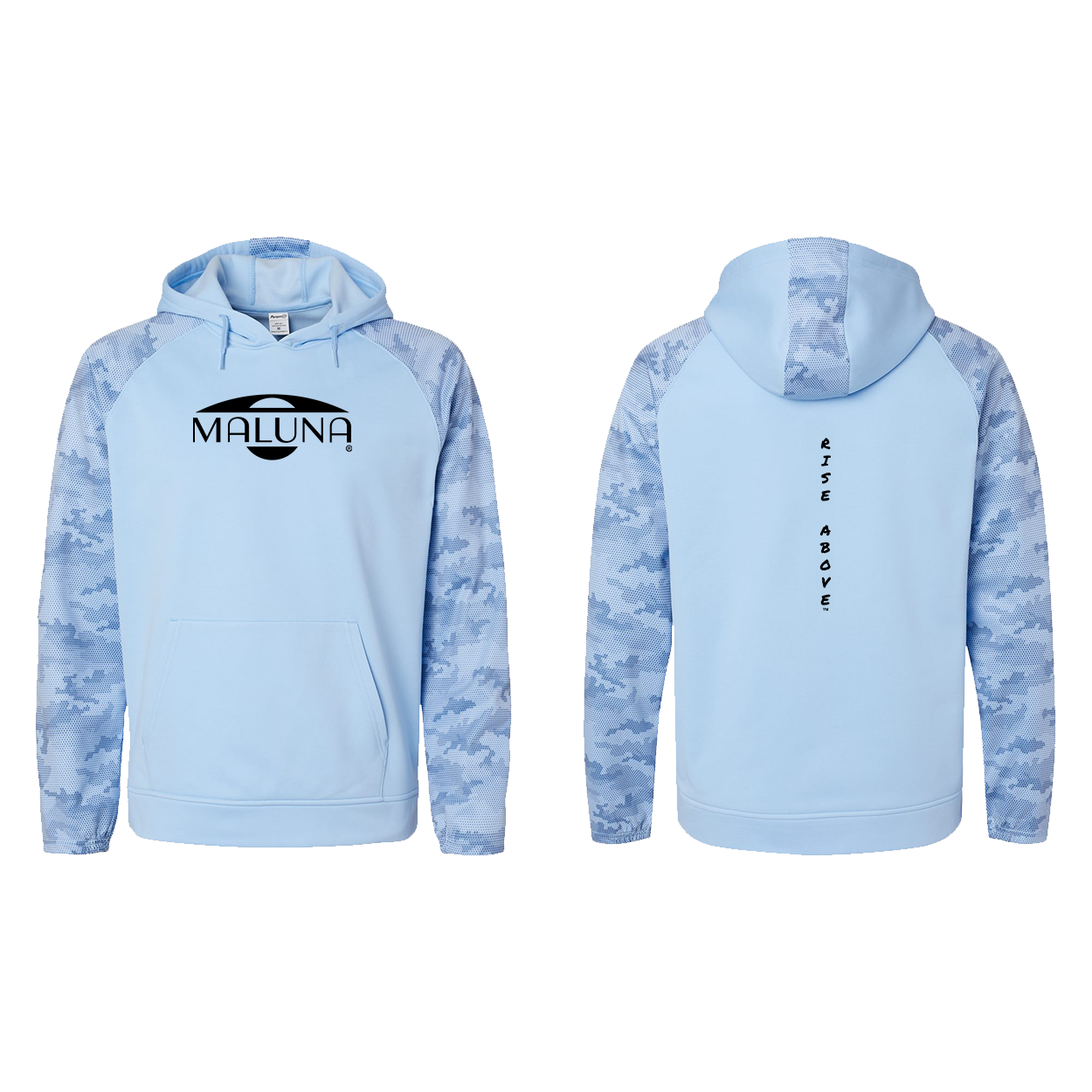 Maluna Camo Sleeved Fleeced Sweatshirt UPF 50+ - Unisex